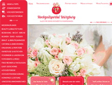 Tablet Screenshot of hochzeitsportal-wuerzburg.de